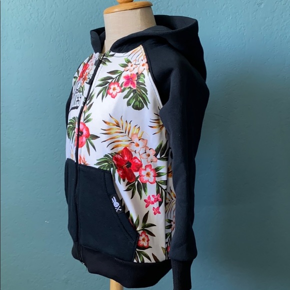 Kids zipper hoodie Aloha print size 4 years - Picture 3 of 4
